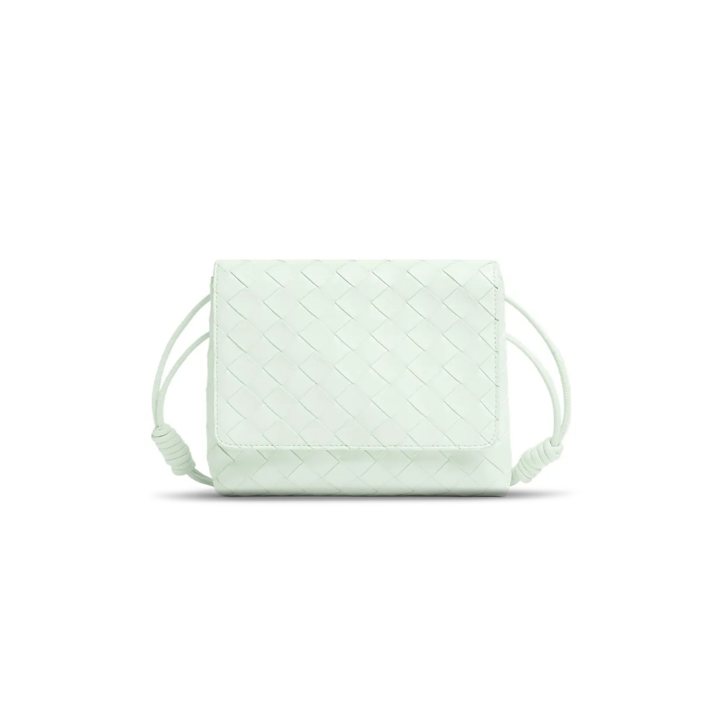 BOTTEGA VENETA MINI INTRECCIATO CROSSBODY BAG 741897VCPP31807 (19*15*5.5cm)